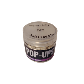 Bait Products Plain White Pop-up 8mm