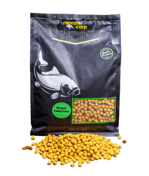 Monster Carp 6mm Sinking Pellets Pineapple