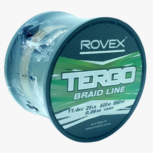 Rovex Tergo Sinking Braid 25Lb 600m